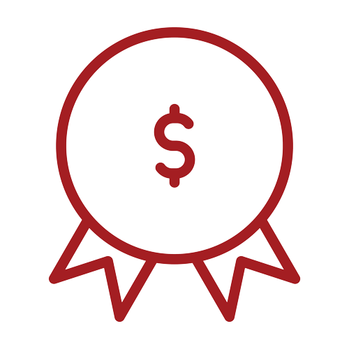 GIF de medalla para Equilibrio entre precio y calidad.