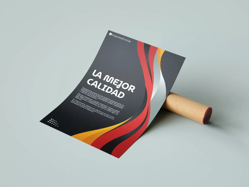 Pósters promocionales para empresas